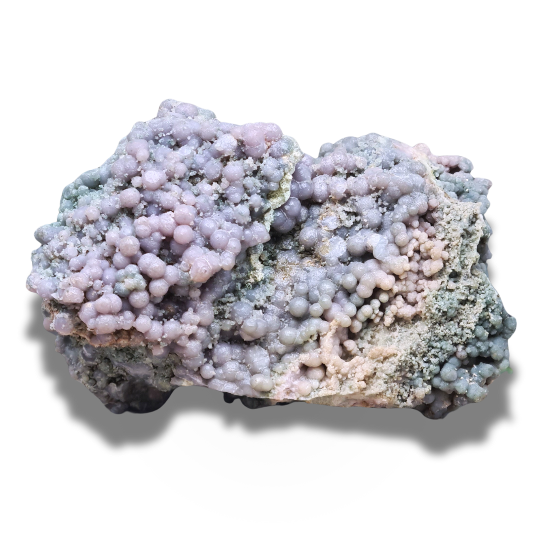 Calcédoine botryoïdale (ou grappe) brute (MB128) - ENAE Minéraux