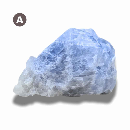 Calcite bleue brute au choix (MB556) - ENAE Minéraux