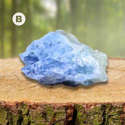 Calcite bleue brute au choix (MB556)