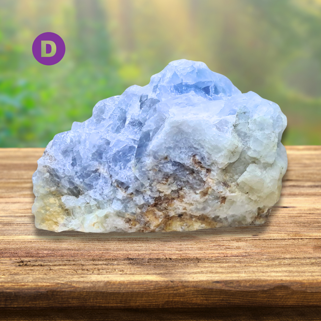 Calcite bleue brute au choix (MB556)