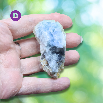 Calcite bleue brute au choix (MB556)