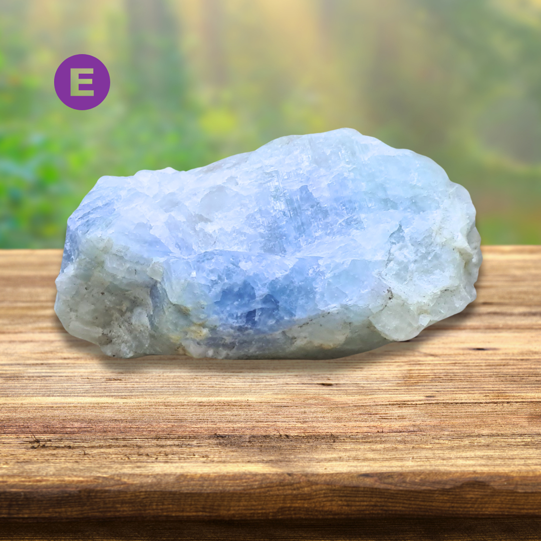 Calcite bleue brute au choix (MB556)