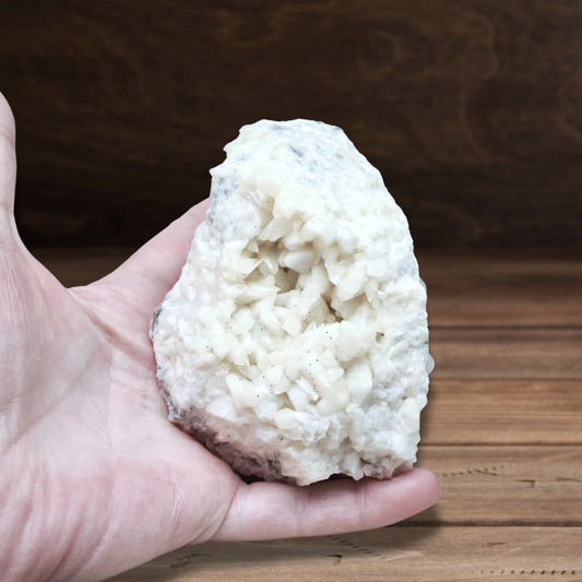 Calcite et éclats de Chalcopyrite brute 424g (MB226) - ENAE Minéraux