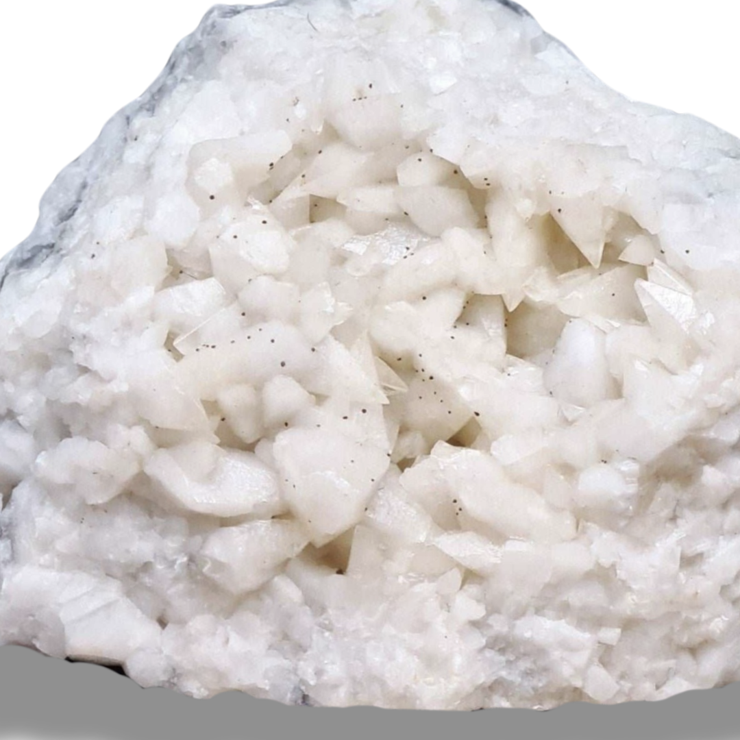 Calcite et éclats de Chalcopyrite brute (MB226) - ENAE Minéraux