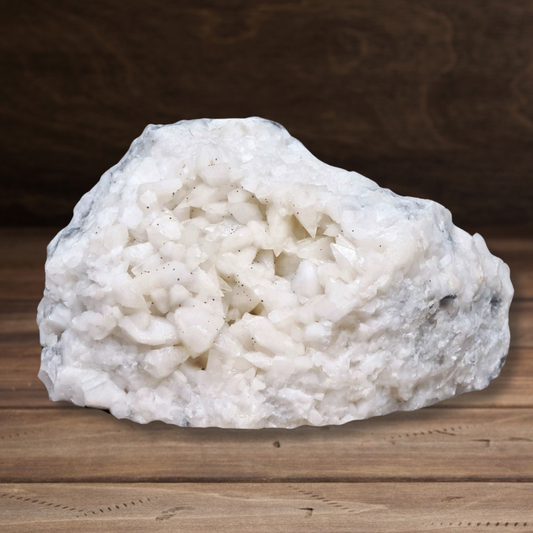 Calcite et éclats de Chalcopyrite brute 424g (MB226) - ENAE Minéraux