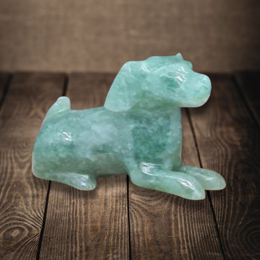 Chien en Aventurine verte (PRGFL615-9)