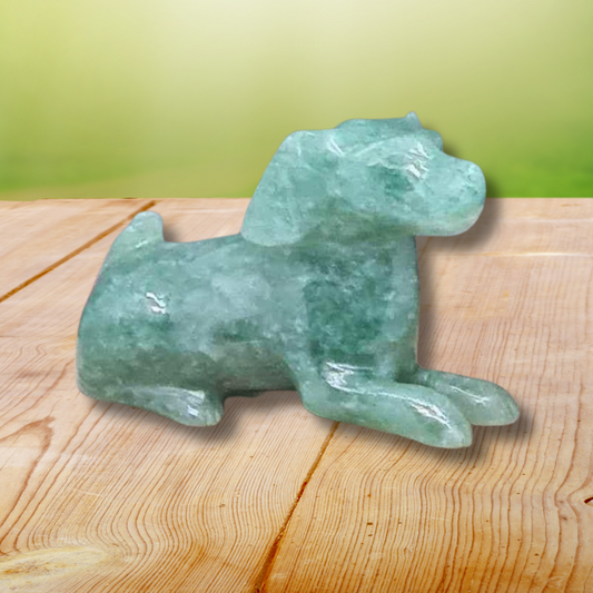 Chien en Aventurine verte (PRGFL615-9)