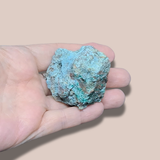 Chrysocolle et cristaux de Dioptase brute (MB202-3)