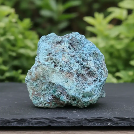 Chrysocolle et cristaux de Dioptase brute 57g (MB202 - 3)