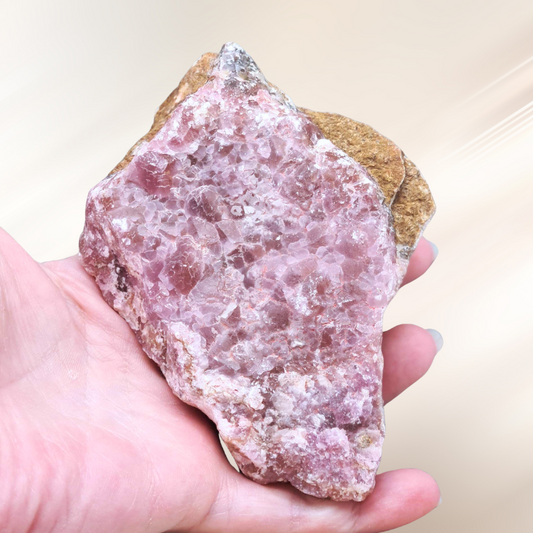 Cobaltocalcite, lithotherapie, pierre brute ENAE Mineraux
