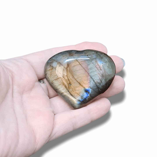 Cœur en Labradorite (PRGFL606-1) - ENAE Minéraux