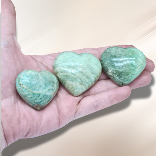 Cœur en Amazonite (PRGFL275)