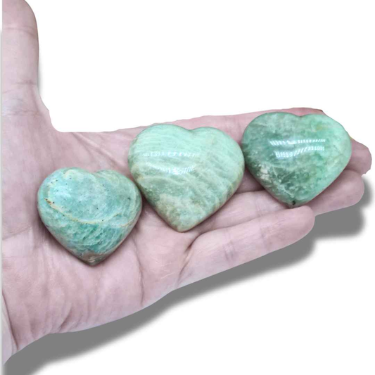 Cœur en Amazonite (PRGFL275)