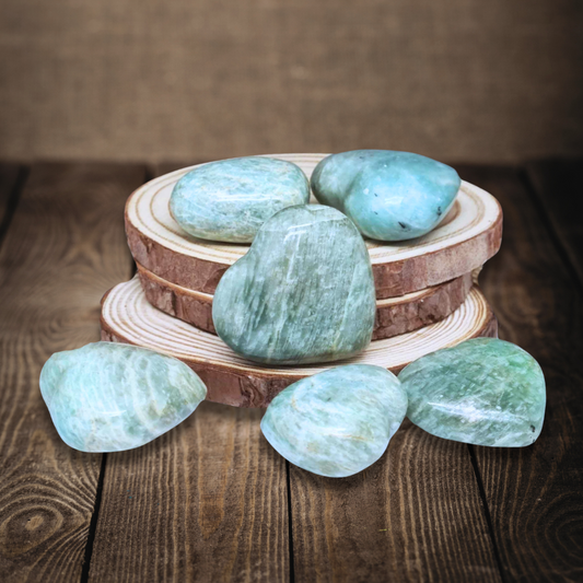 Cœur en Amazonite (PRGFL275)