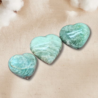 Cœur en Amazonite (PRGFL275)