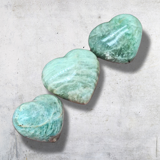 Cœur en Amazonite (PRGFL275)