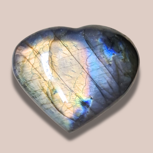 Cœur en Labradorite (PRGFL606-1)