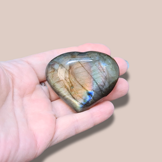 Cœur en Labradorite (PRGFL606-1)