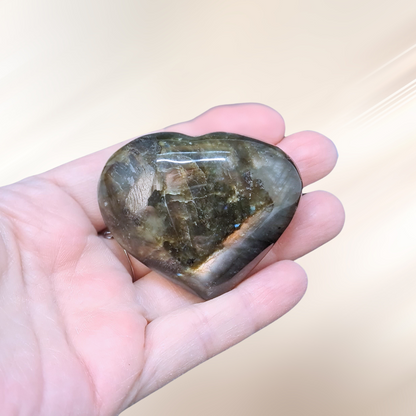 Cœur en Labradorite (PRGFL606-1)