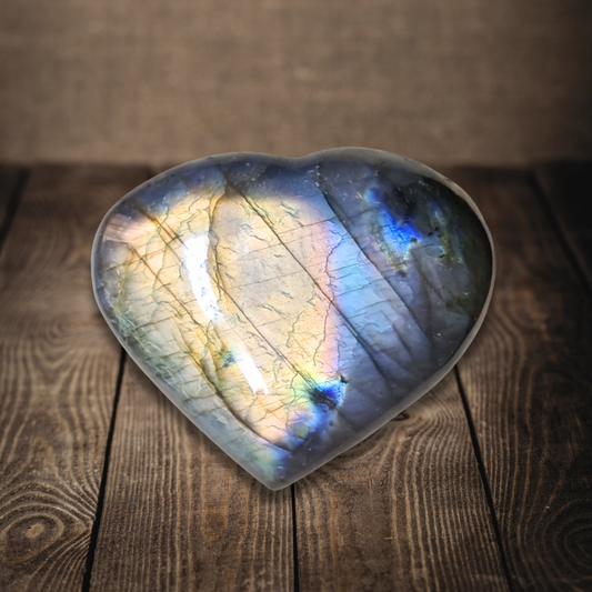 Cœur en Labradorite (PRGFL606-1)