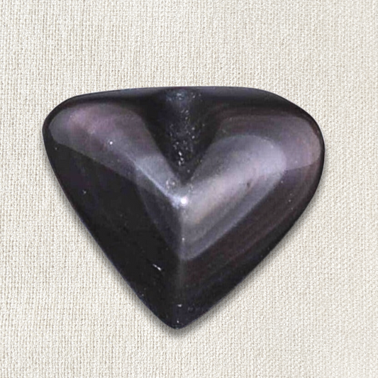 Cœur en Obsidienne Œil Céleste 19g (PRGFL639-1)