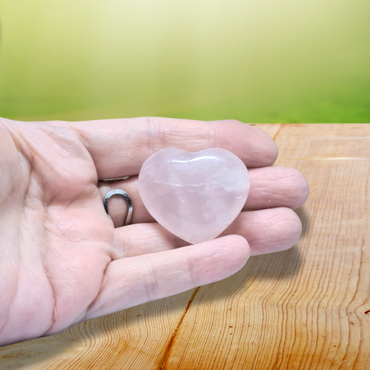 Cœur en Quartz rose (PRGFL607) - ENAE Minéraux