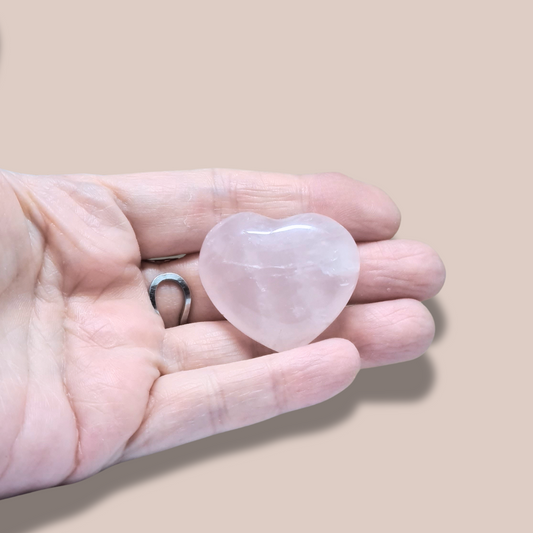 Cœur en Quartz rose (PRGFL607)