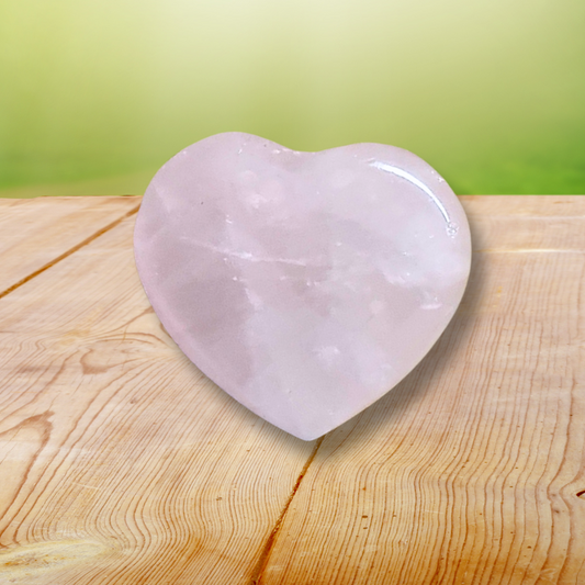 Cœur en Quartz rose (PRGFL607) - ENAE Minéraux