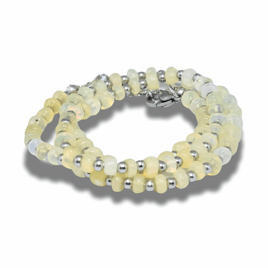 Collier en Opale Welo (COL23-57) - ENAE Minéraux
