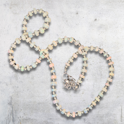 Collier en Opale Welo (COL23-57) - ENAE Minéraux