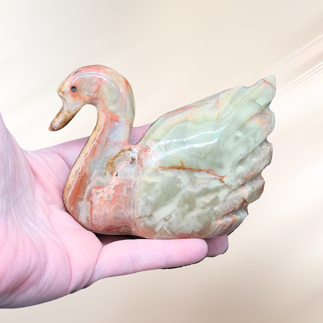 Cygne en Aragonite et Calcite (PRGFL622-6)