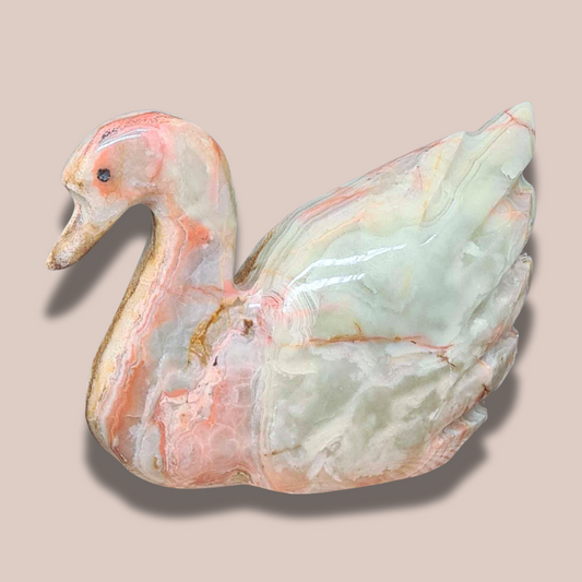 Cygne en Aragonite et Calcite (PRGFL622-6)