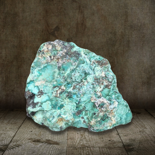 Dioptase, Planchéite, Chrysocolle brute (MB410-2)