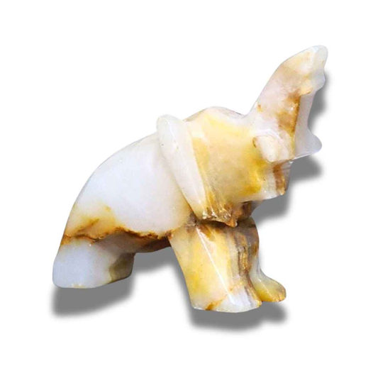 Eléphant en Calcite et Aragonite (PRGFL346-64)