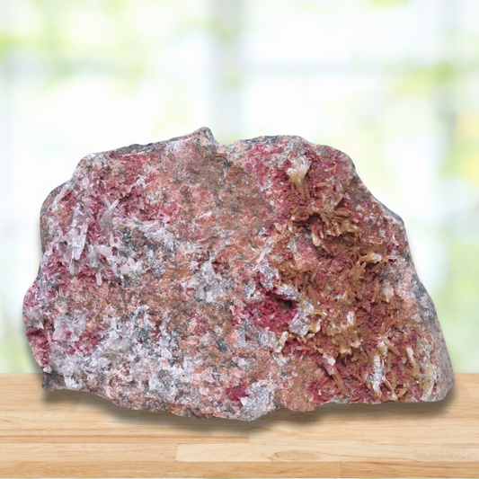 Erythrite et mini cristaux de Quartz brute (MB277-2)