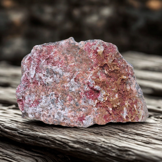 Erythrite et mini cristaux de Quartz brute 144g (MB277-2)