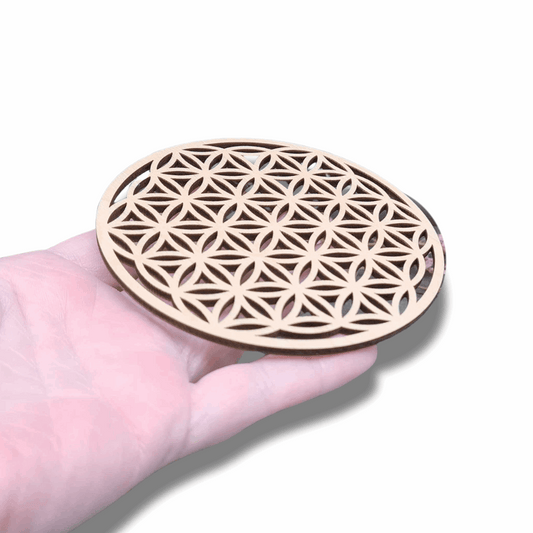 Fleur de vie 3D en bois 10 cm