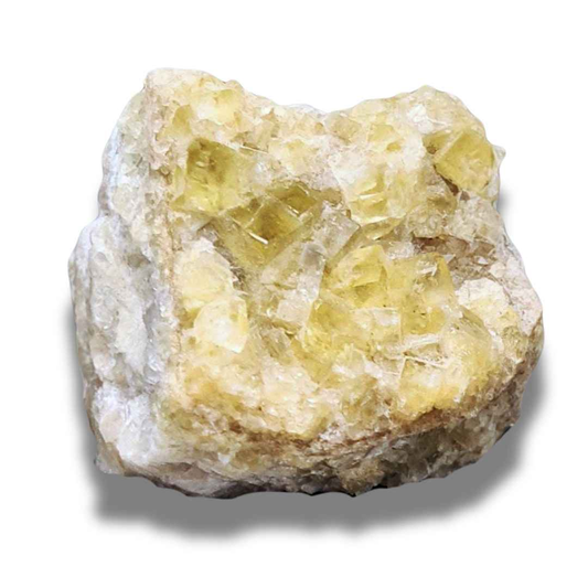 Fluorite jaune brute (MB405) - ENAE Minéraux
