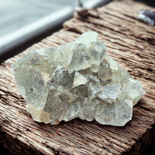 Fluorite (ou Fluorine) verte brute 487g (MB237)