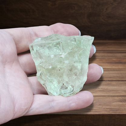 Fluorite cubique verte brute 128g (MB387) - ENAE Minéraux