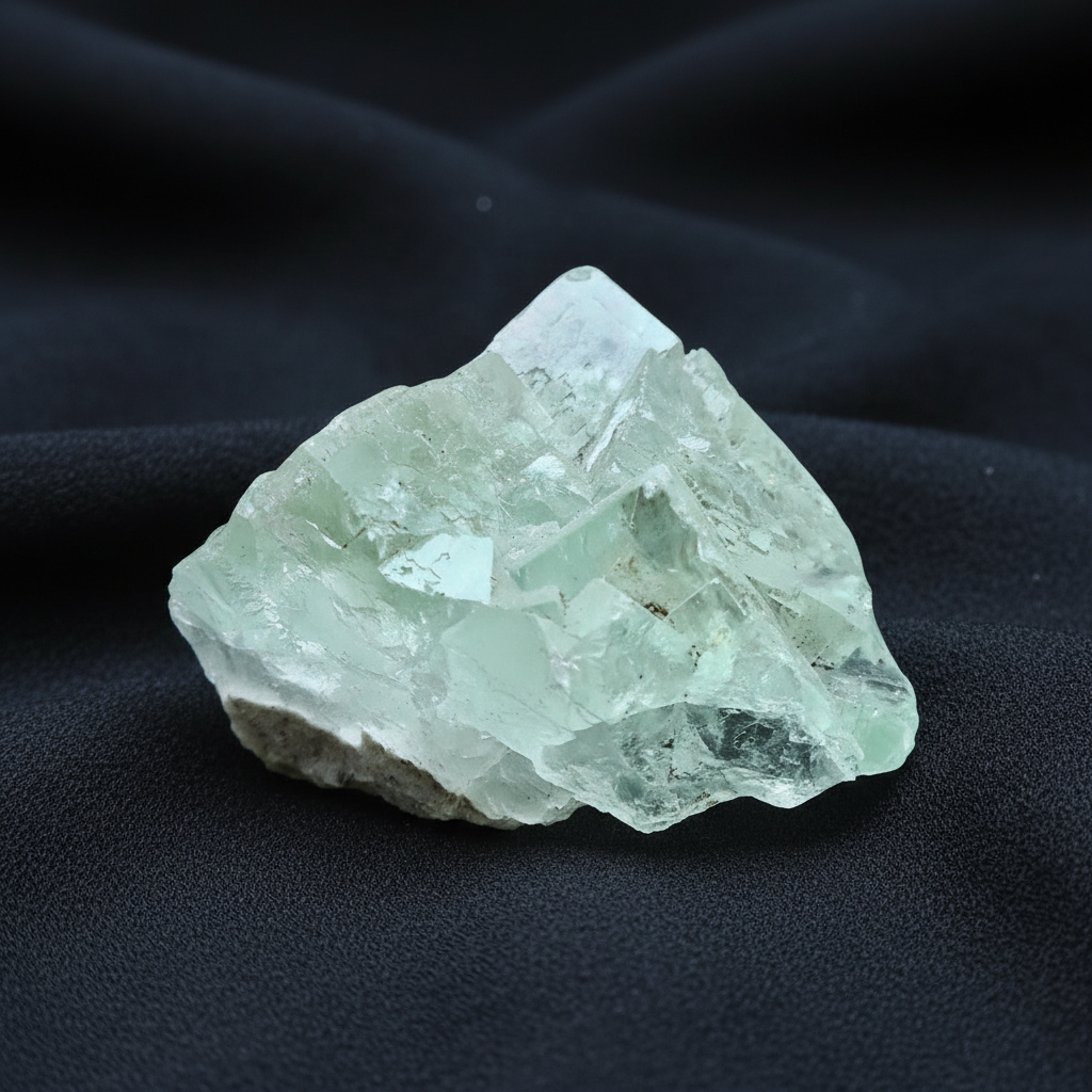 Fluorite cubique verte brute 128g (MB387)