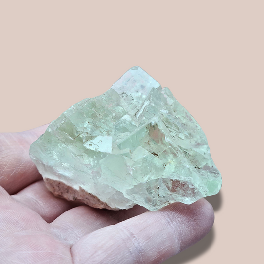 Fluorite cubique verte brute (MB387)