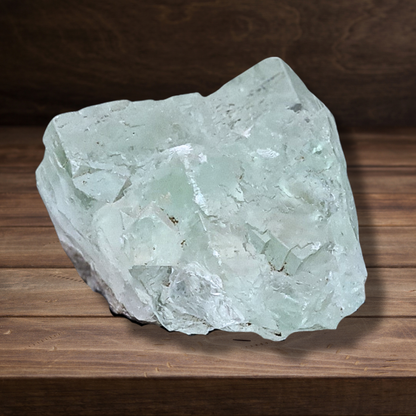 Fluorite cubique verte brute 128g (MB387) - ENAE Minéraux