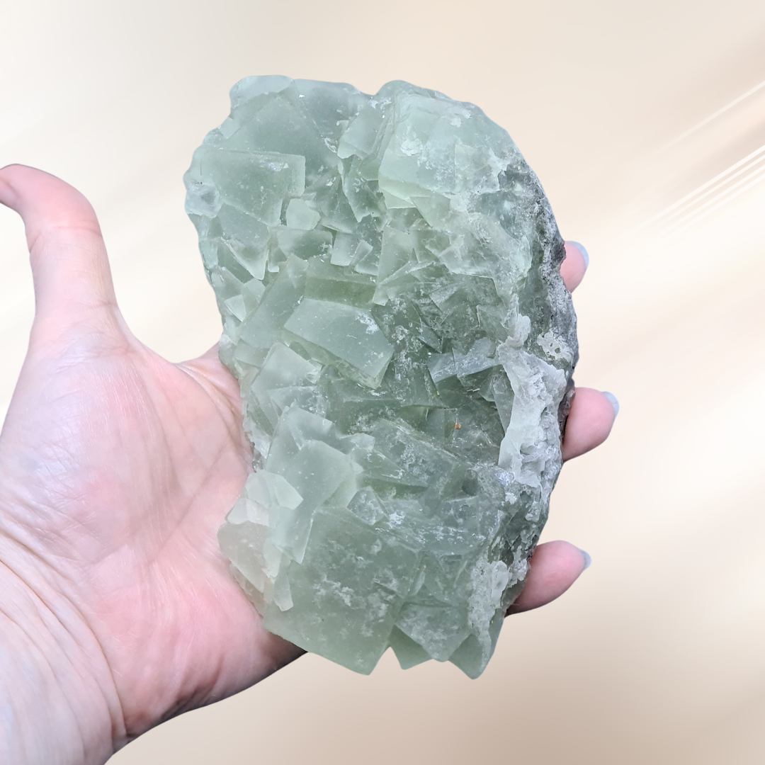 Fluorite (ou Fluorine) verte brute (MB386)