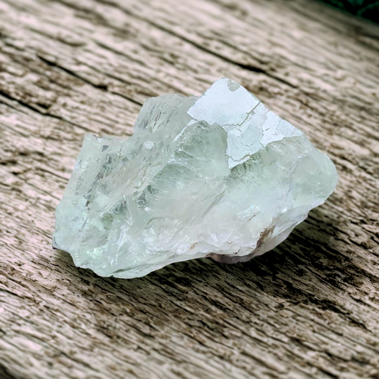 Fluorite cubique verte brute 128g (MB387)