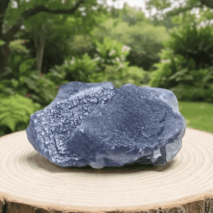 Fluorite bleu - verte brute 207g (MB402)