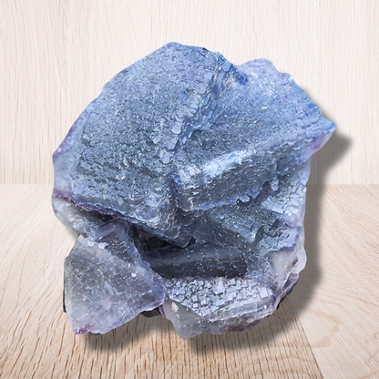 Fluorite bleu-verte brute 207g (MB402) - ENAE Minéraux
