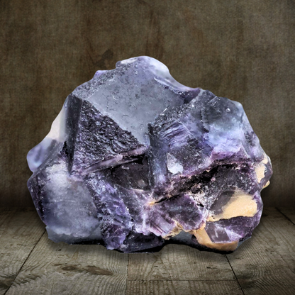 Fluorite violette foncée brute (MB403)