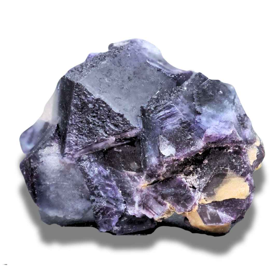 Fluorite violette foncée brute (MB403) - ENAE Minéraux