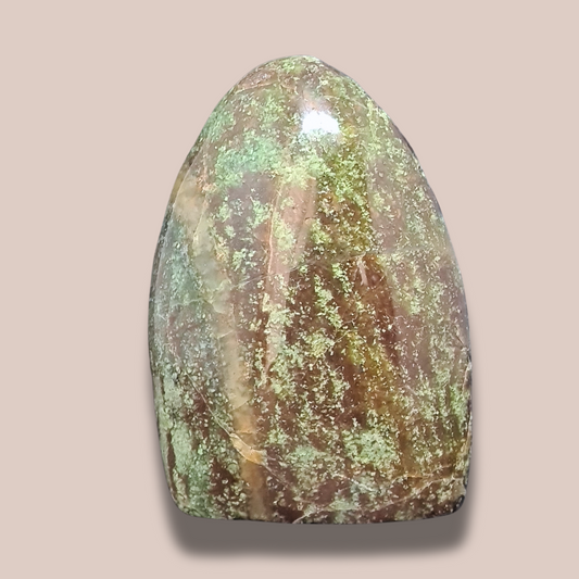 Forme libre polie en Chrysoprase (PRGFL726)